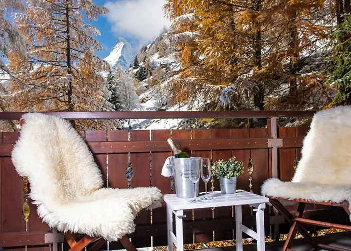 And Penthouse Zen, Two Properties, 100m From Lift And Piste 木屋 *