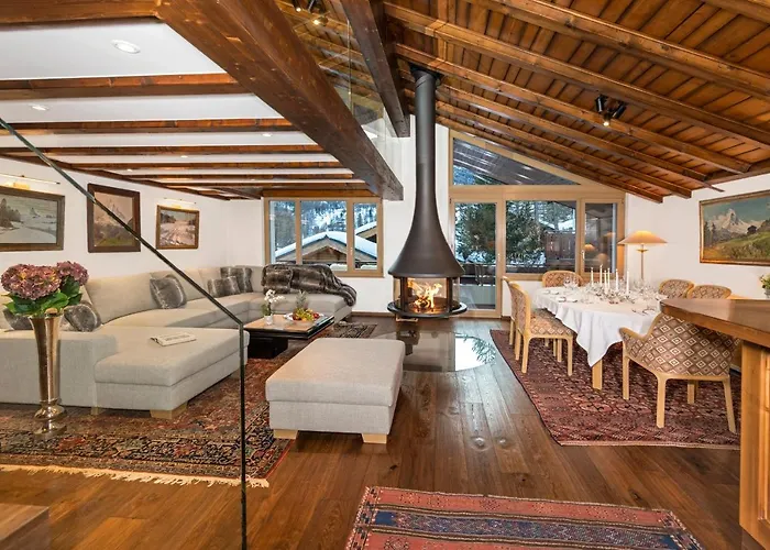 Chalet And Penthouse Zen, Two Properties, 100m From Lift And Piste
